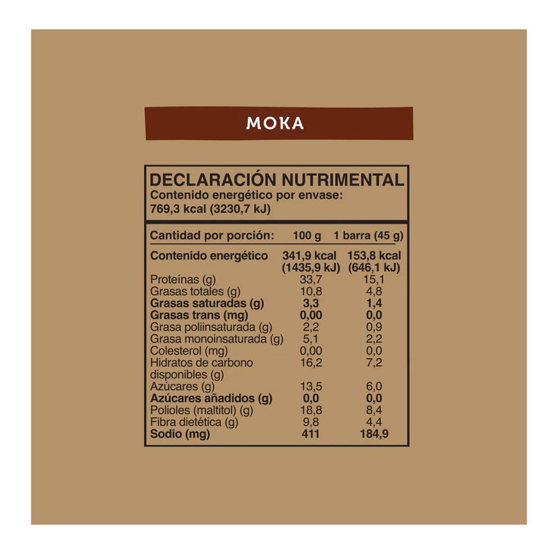 Barra de Proteína Sabor Chocolate-Moka